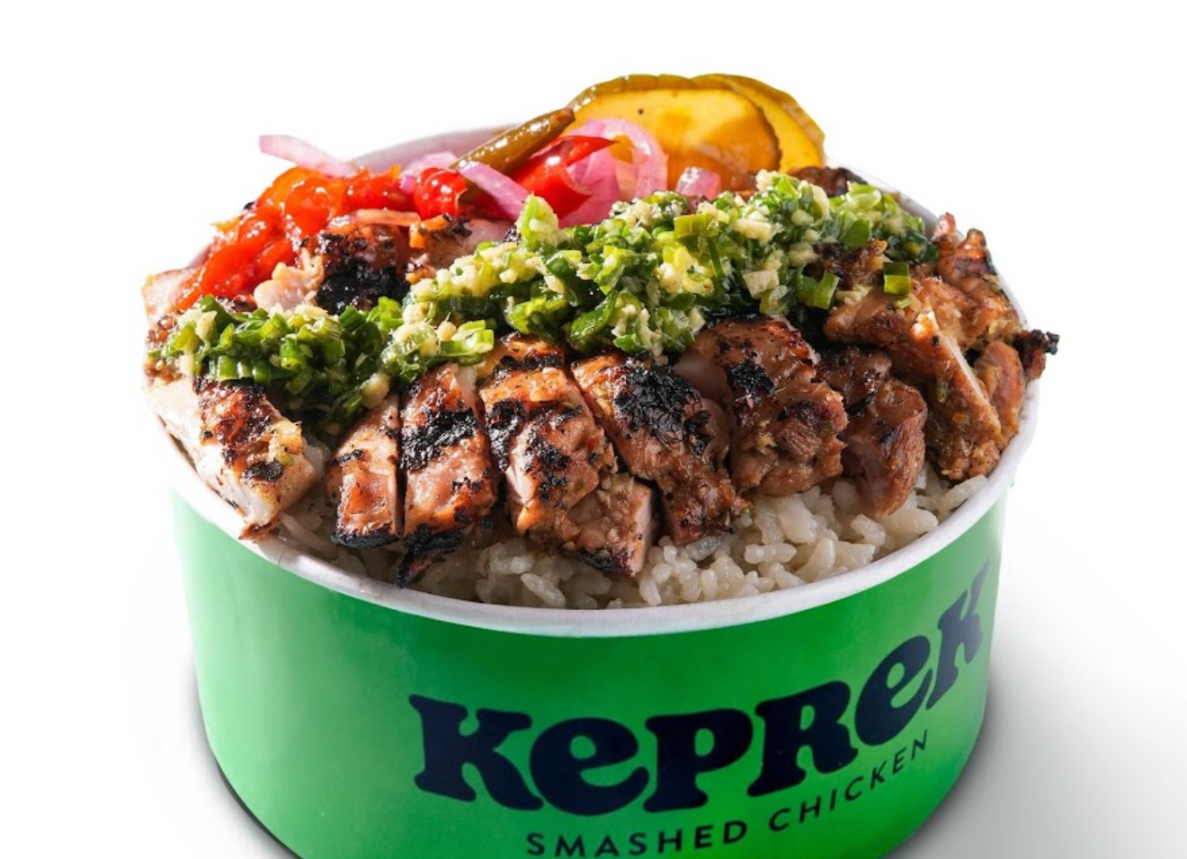Keprek Smashed Chicken
